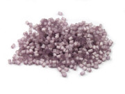 Rocailles, 2.5 mm, Seidenglanz, 2-cut, violett