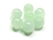 Perlen aus Kristallglas, rund, 10 mm, hellgrün