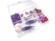 Sortierkasten mit Perlen 'Magic Purple Java'