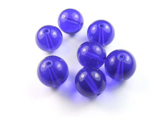 Perlen, 12 mm, deep ocean blue