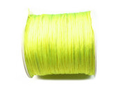 Nylon Schmuckband, 0,8 mm, neon gelb