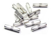 Metallperlen, St�bchen,  14x2   mm