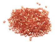 Rocailles, 2.5mm, Seidenglanz, 2-cut, kupfer