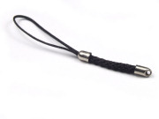 Handyschmuck, Kordel, schwarz