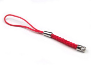 Handyschmuck, Kordel, rot
