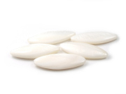 Muschelperlen, Horse Eye klein, 10x30 mm, natur