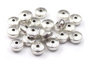 Metallperlen, Rondelle, 8x4 mm