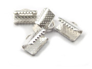 Bandendst�cke, 8 mm, silbergl�nzend