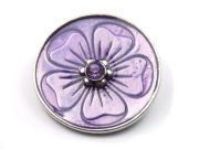 Emaille Anh�nger , 40 mm, lila