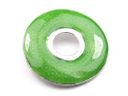 Emailleschmuck , 45 mm, gr�n