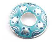 Emailleschmuck , 45 mm, t�rkis