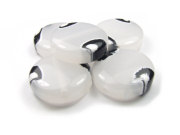 Acrylperlen , Rund, 30 mm, wei�