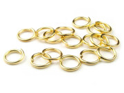 Binderinge, vergoldet, 8 mm