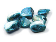 Muschelperlen, Nuggets, gro�, t�rkis