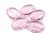 Glasperlen, Ovale, 18x13 mm, ros�