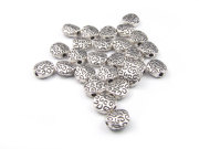 Metallperle, rund, 7 mm