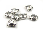 Metallperlen, Katze, 10 mm