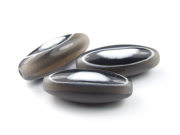 Acrylperlen Klein , Olive, 32x12 mm,