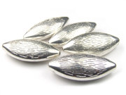 Acrylperlen, spitze Ovale, gro�, 40x18 mm