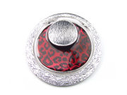 Emaille Anh�nger ,  56 mm, rot