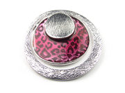 Emaille Anh�nger ,  56 mm, fuchsia
