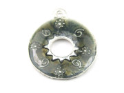 Anh�nger 'Magic', 22 mm. anthrazit
