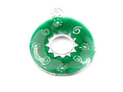 Anh�nger 'Magic', 22 mm. gr�n