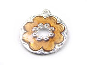Anh�nger 'Magic', 18 mm. amber