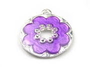 Anh�nger 'Magic', 18 mm. lila