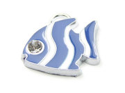 Anh�nger Rania 'Splashy', 19 mm, blau