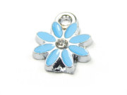 Anh�nger Rania 'Kleine Margarita', 12 mm, blau