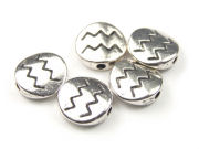 Perlen mit Sternzeichen 'Wassermann', 10,5 mm
