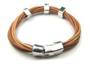 Lederarmband 'Toledo D', natur
