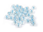 Rocailles, 3,0 mm, inside colour, himmelblau
