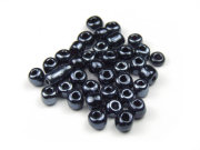 Rocailles, 3,0 mm, schwarz l�ster