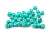 Rocailles, 3,0 mm, opak, aqua