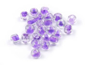 Rocailles, 3,0 mm, inside colour, lila