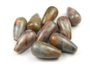 Naturstein, Tropfen, 20x10 mm