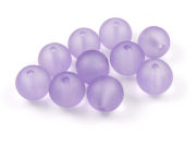 Perlen, Serie Satin C, 10mm, matt, flieder