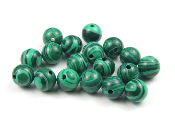 Malachit, Kugeln, 6 mm