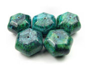 Chrysocolla, Hexagon, 23x14 mm