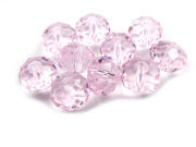 Kristallrondelle 'Serie Sparkle' 8x10 mm, ros�