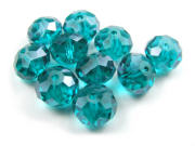 Kristallrondelle 'Serie Sparkle' 8x10 mm, smaragd
