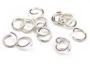 Binderinge 'Match' versilbert, 8 mm