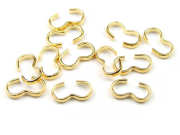 Kettenverbinder, 8x5 goldfarben