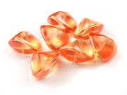 Glasperlen, 15x11 mm, padparadscha