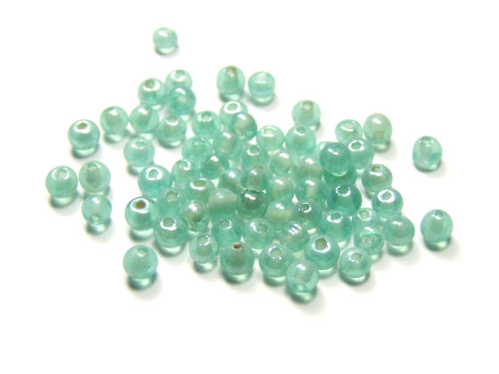 Perlen zum Basteln, 3mm, hellgr�n