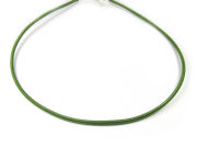 Ketten, mit Seide bespannt, 46 cm, dunkelgr�n