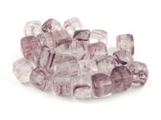 W�rfel,  6 mm, lila marmoriert