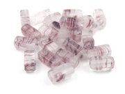 Rechtecke, 12 x 5 mm,  lila marmorie